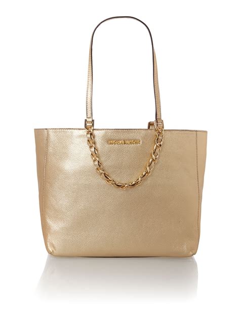 portemonnee michael kors goud|michael kors ladies gold totes.